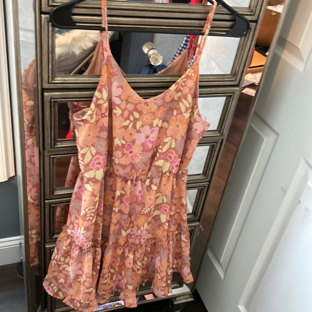 Altar’d State brown floral dress